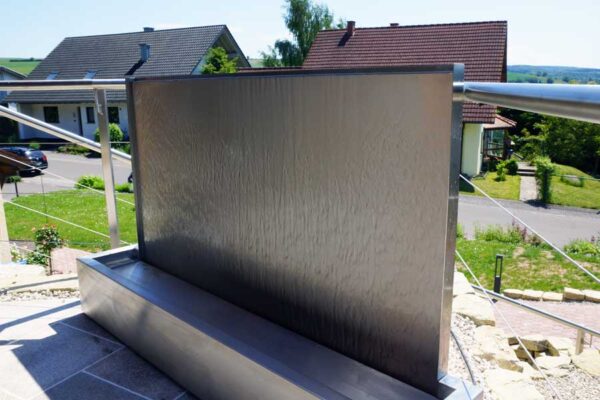 Edelstahl Wasserwand “Aqualon Muro Steel”