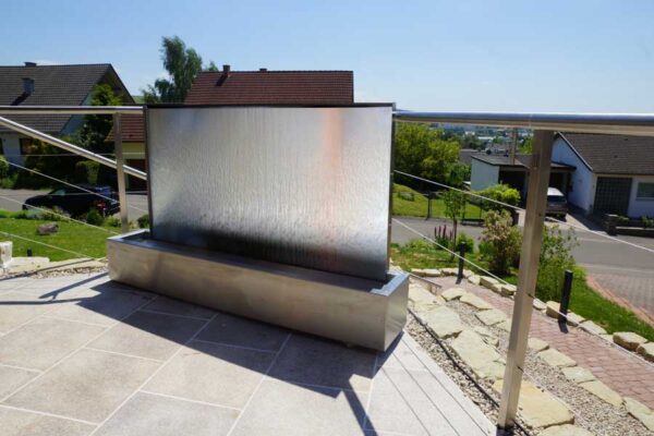 Edelstahl Wasserwand “Aqualon Muro Steel”